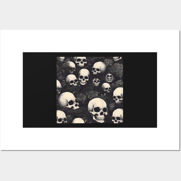 Plethora of Skulls Wall Art by GatesofHell